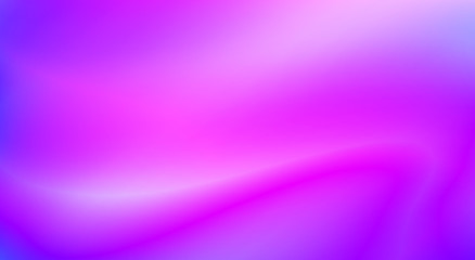 Blurred purple background with gradient to neon blue. Smooth vector pattern