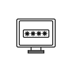 computer password technology internet line style