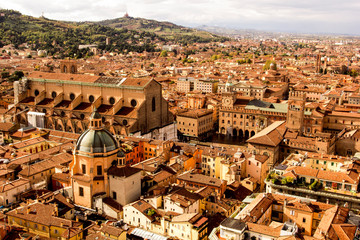 Bologna, Italy, panoramic view