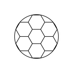 Obraz premium soccer balloon sport isolated icon