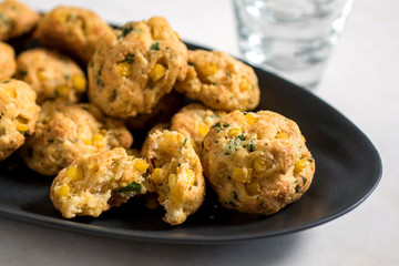 Cornmeal drop biscuits