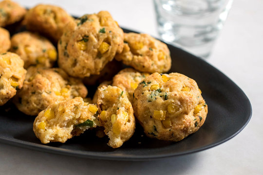 Cornmeal drop biscuits