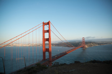 Fototapeta na wymiar Golden Gate Bridge, San Francisco, California, America's Bridge, Red Bridge, 