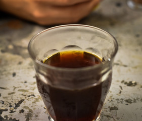 Batch brew from Ethiopia coffee