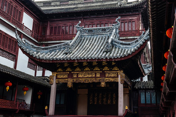Obraz premium Amazing roof in Chinese style