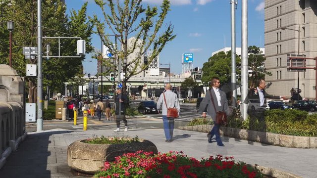 Timelapse from Japan, beautiful city views, Osaka and Kyoto