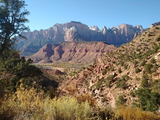 mountains in the autumn