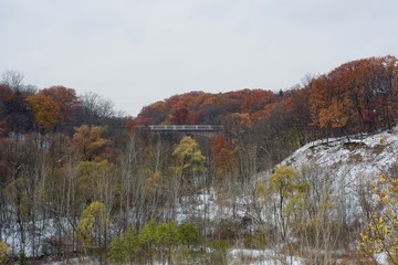 Autumn Snow in Toronto, Canada