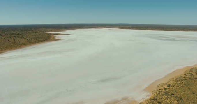Aerial view Outback bush terrain Amadeus Basin Australia