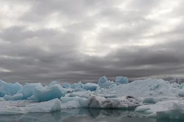 Fotobehang icebergs in jokulsarlon iceland © AndHub