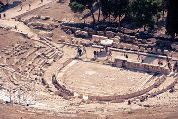 Akropol Partenon Pantenon Grecja Ateny Teatr - obrazy, fototapety, plakaty