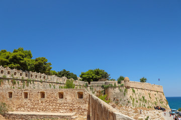 Fototapeta na wymiar Fortress in Rethymnon on Crete