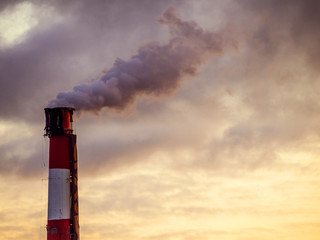 Smoke from a pipe