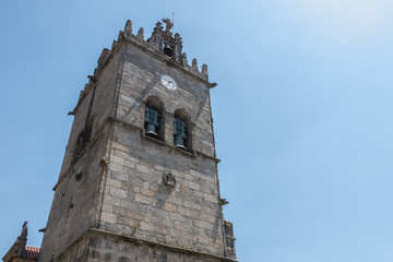Fototapeta na wymiar architectural detail of the church of Nossa Senhora da Oliveira in guimaraes, portugal