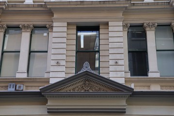 facade of an old building