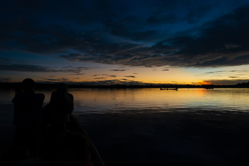 Fototapeta premium Sunset - Cuyabeno Wildlife Reserve