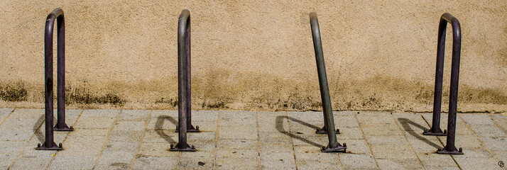 râtelier vélo bancal