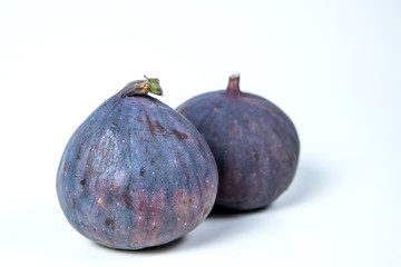 figs on white background. two things