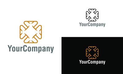 Creative ornament logo design template. Universal ornament vector logo.