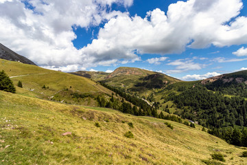 Gras, Wiese, Berge Merans