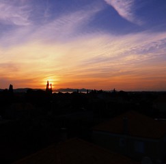 Sunset in Zara, Croatia 