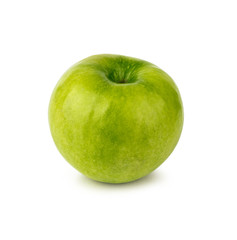  Green apple isolated on a white background 