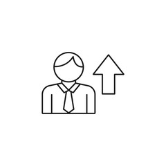 efficiency - minimal line web icon. simple vector illustration. concept for infographic, website or app.