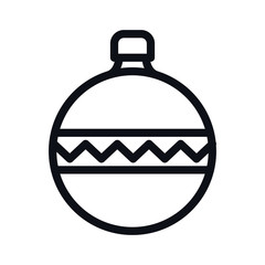 Merry christmas sphere vector design