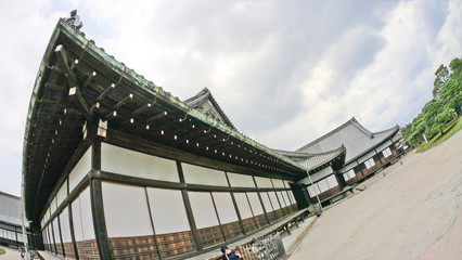 unique roof of oriental building found in Asia