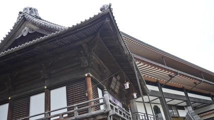 unique roof of oriental building found in Asia