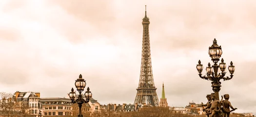 Deurstickers Eiffeltoren eiffeltoren in parijs