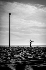 Happy child on the beach