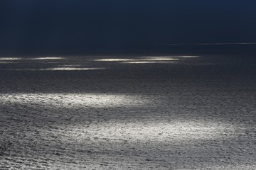 Background abstract material / Sparkle reflection on the sea surface