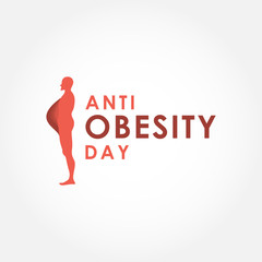 Anti Obesity Day Vector Design Template