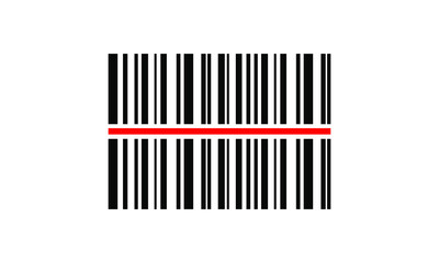 barcode icon vector