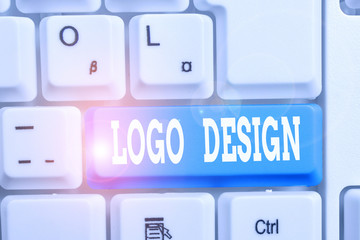 Handwriting text writing Logo Design. Conceptual photo a graphic representation or symbol of...