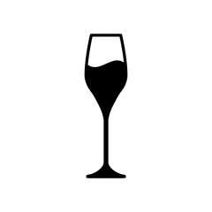 Wine Glass Icon Vector