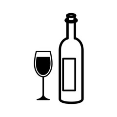 Wine Glass Icon Vector