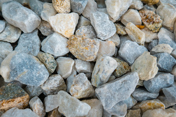 View of the texture of some stones