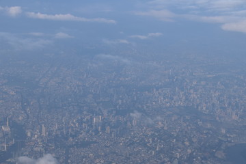 The view from sky in Thailand