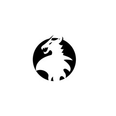 Dragon vector icon illustration