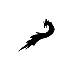 Dragon vector icon illustration