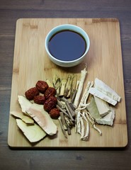 동양의학, 동양의 전통의학 약재