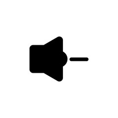 Volume icon isolated on white background. Vector illustration. EPS 10