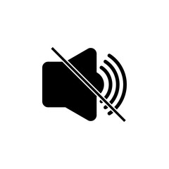 Volume icon isolated on white background. Vector illustration. EPS 10
