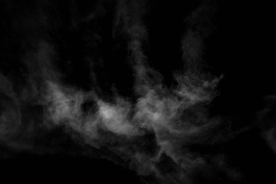 white cloud and black sky textured background