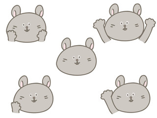 灰色のハムスター　セット