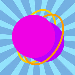 Asymmetrical uneven shaped format pattern object outline multicolour design Design business concept Empty copy space modern abstract background