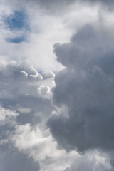 Obraz premium Dramatic cloudy sky as a nature background, depth and texture