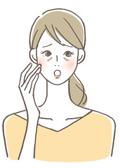 肌のトラブル　クマ